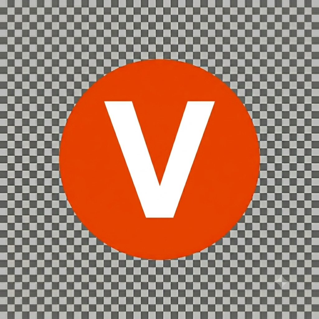 V logo