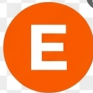 E logo
