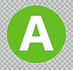 A logo in green colour