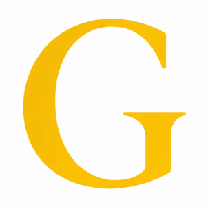 G logo in yellow colour